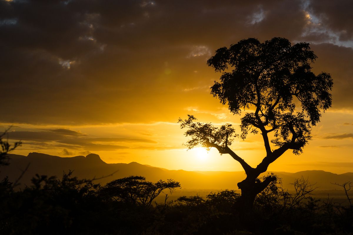 Sunrise in South Africa, KwaZulu-Natal