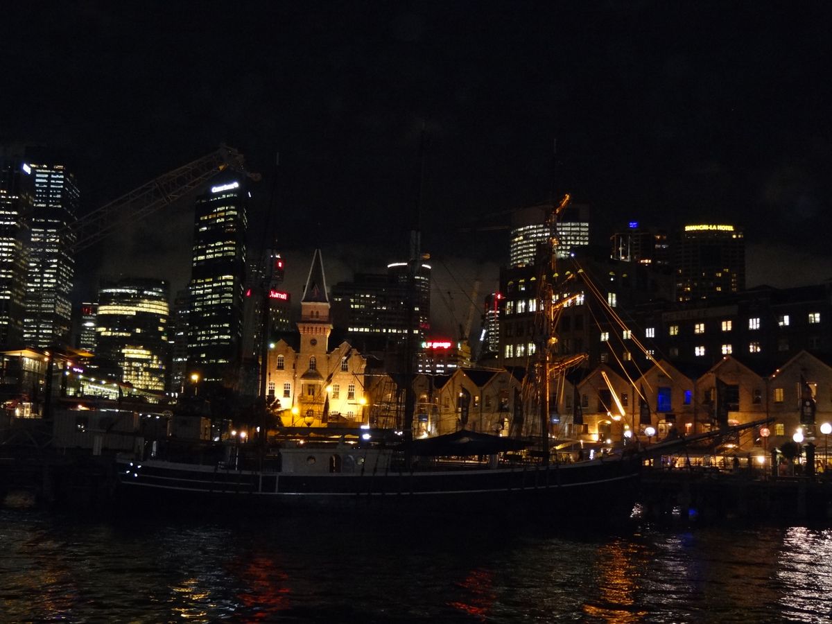 Sydney "The Rocks" at night