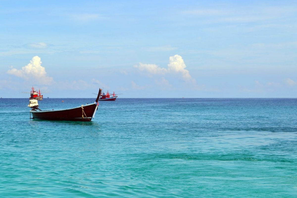 Photo prise au large de Kho Raya en Thaïlande (2012)