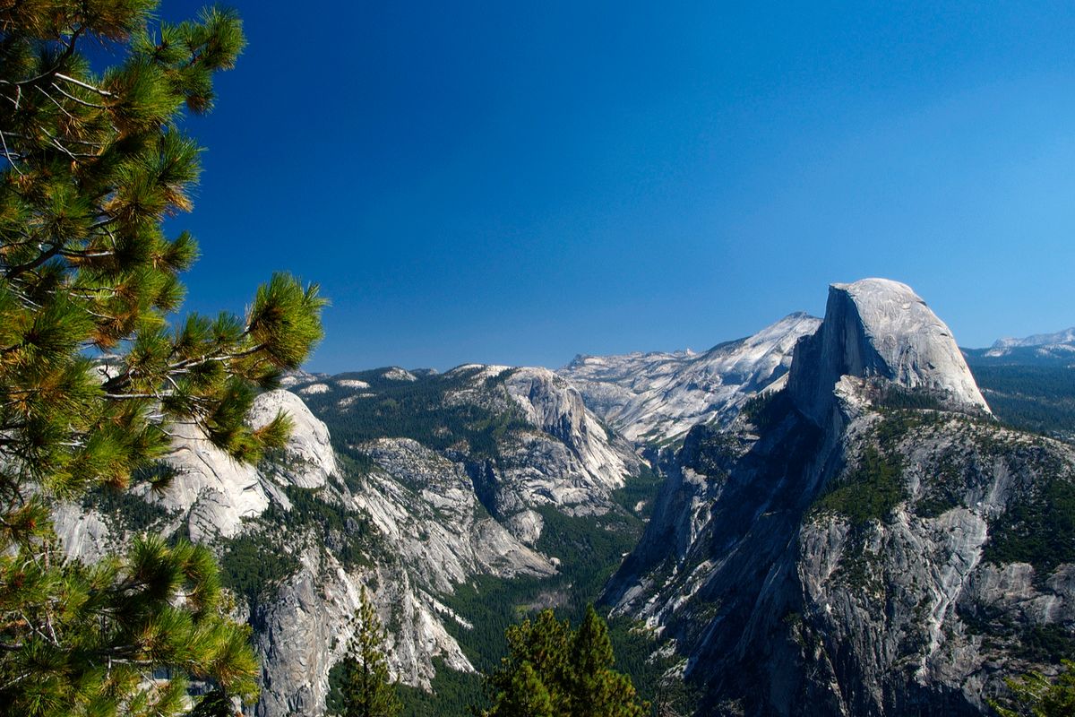 Bekannte Gebirgsformation El Capitan im Yosemite Nationalpark