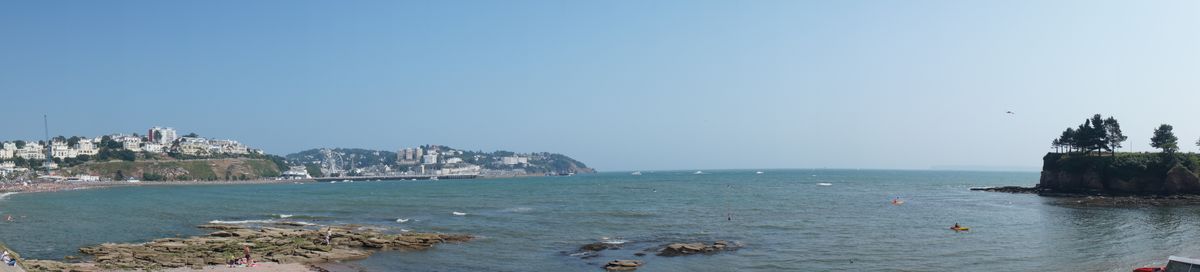 A sweep panorama I took on my  NEX-F3 from my trip down to Torquay!