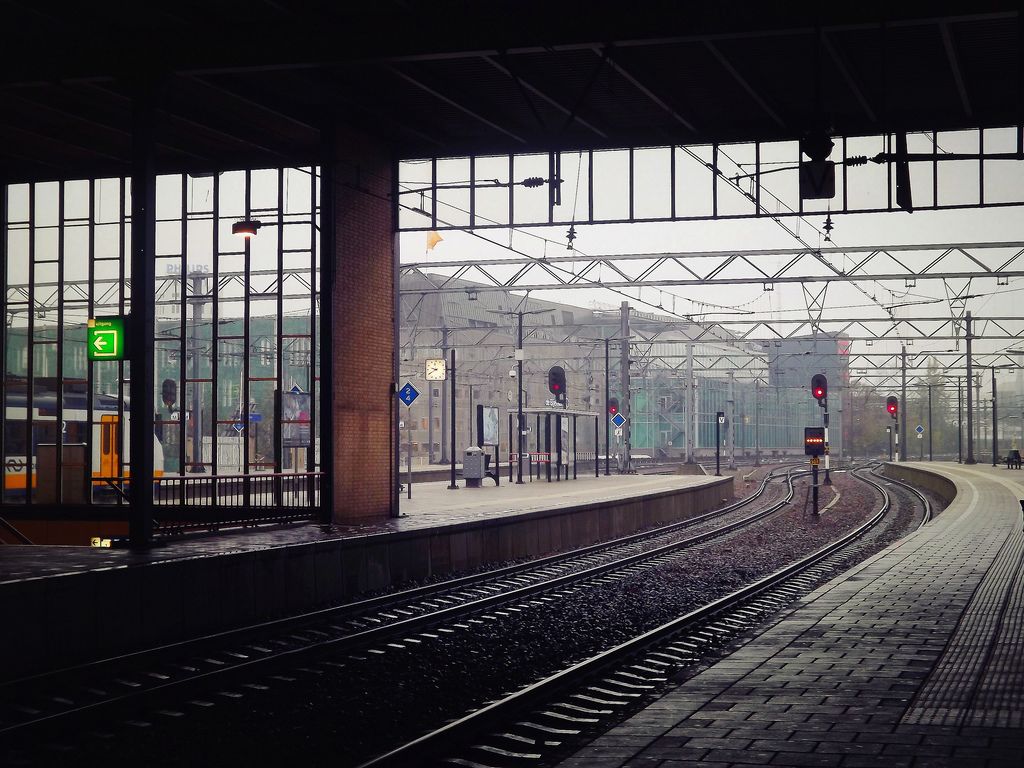 Estación de trenes de Eindhoven, Holanda.