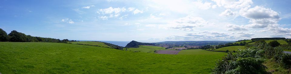 View from Porlock Hill, Somerset